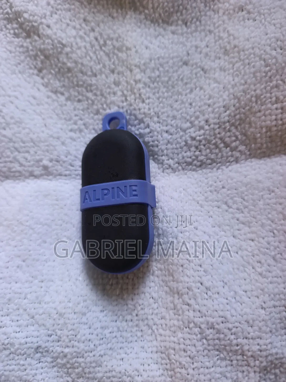 Alphine Hearing Protection, Travel and Storage Case - Blue/Black