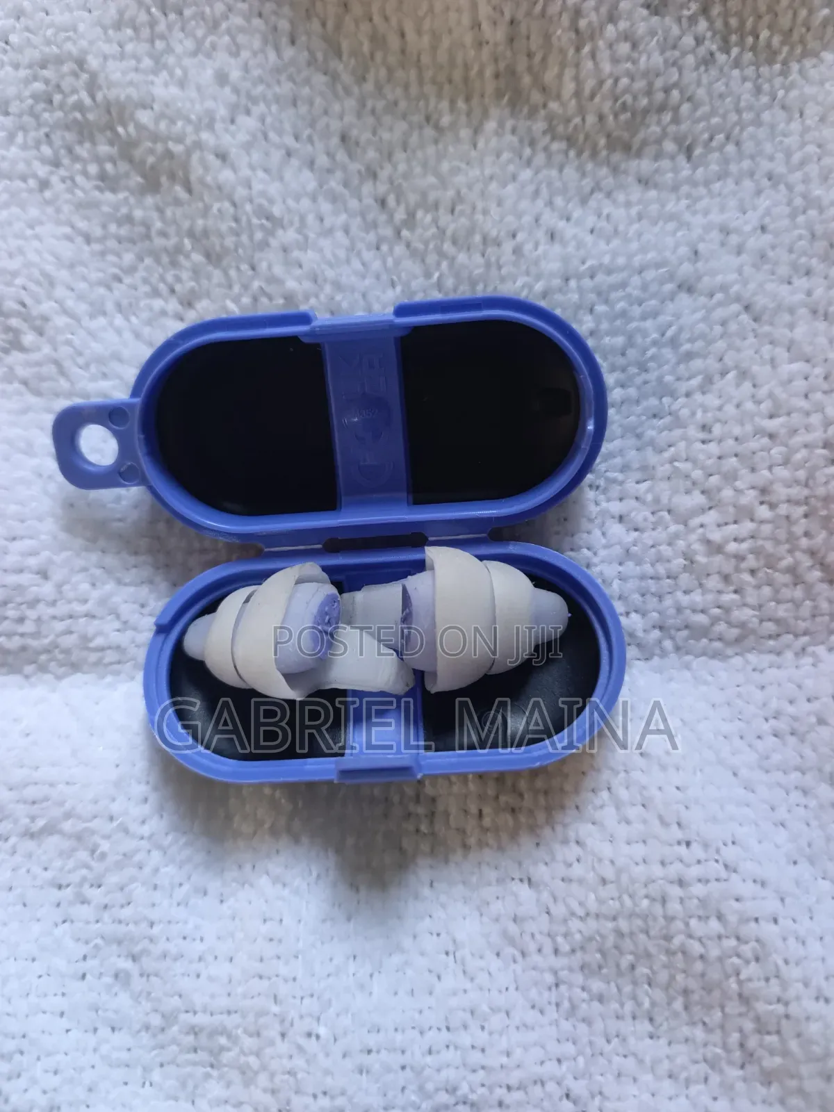 Alphine Hearing Protection, Travel and Storage Case - Blue/Black