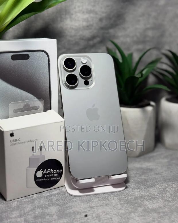 Apple iPhone 15 Pro Max 512 GB Silver - thumbnail 2