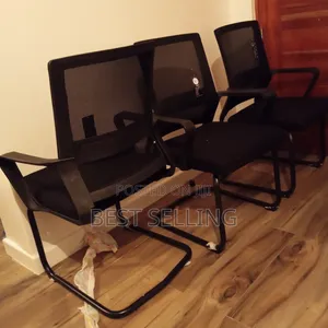 Strong and Elegant Non Rotating Waiting Chairs Meeting Chairs
