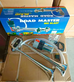 12&24v Twin Air Horn With Loud Fa_la_Fa_La Musical Melody