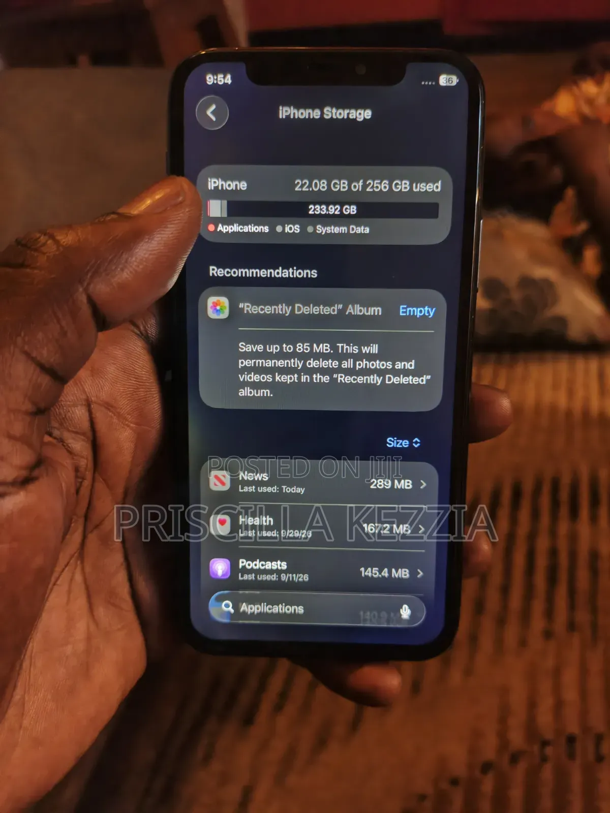 Mobile Phone 256 GB Gray