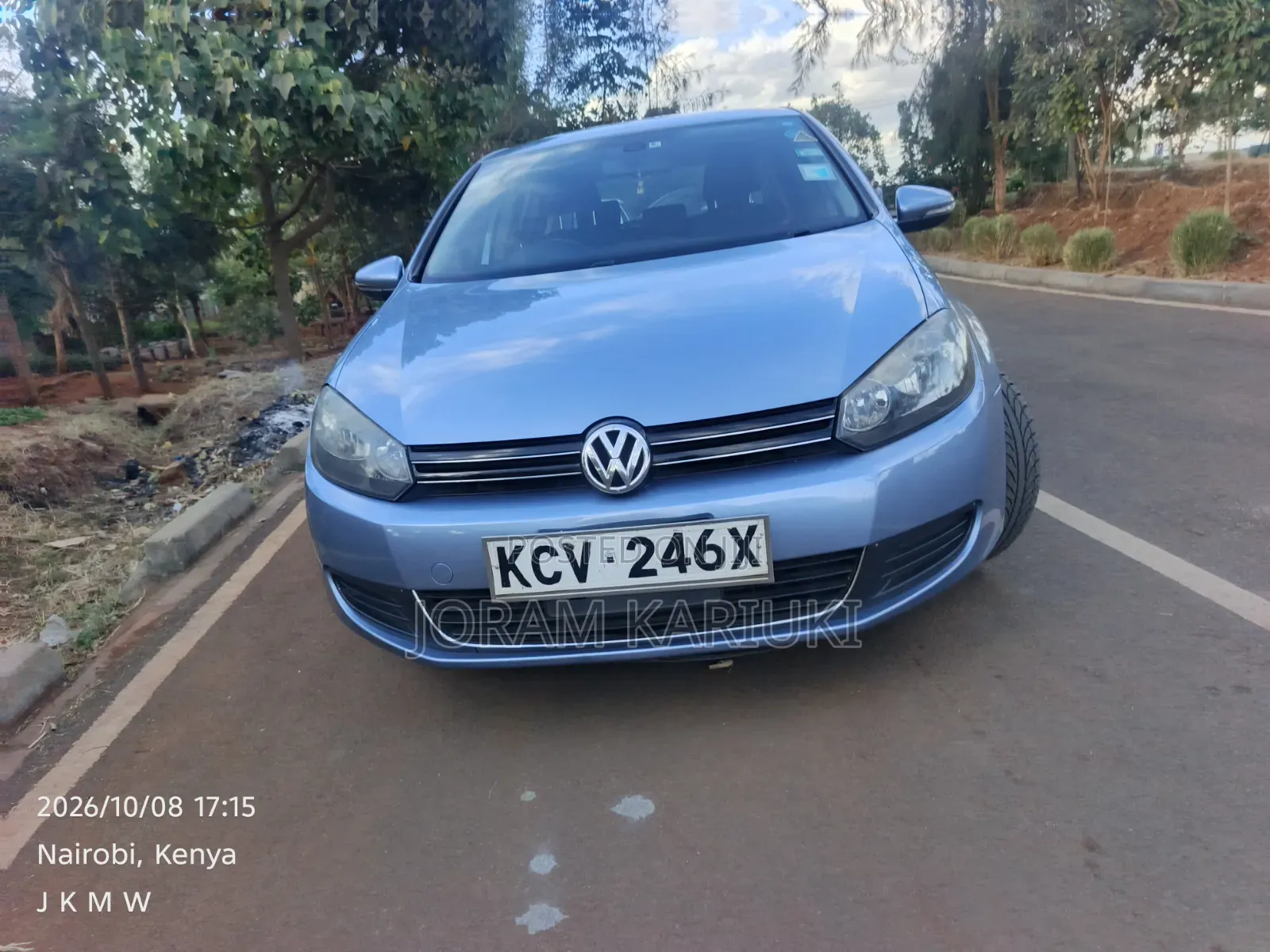 Volkswagen Golf 2012 Blue