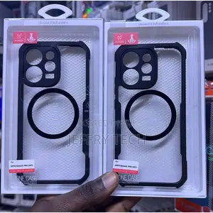 Shockproof Clear Magnetic Back Cover Case for Oppo Reno 15 Pro