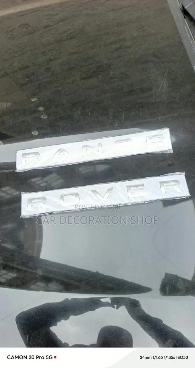 Range Rover Badge Individually Spaced for Proper Alignment - main view