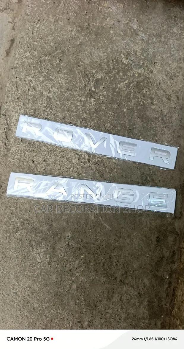 Range Rover Badge Individually Spaced for Proper Alignment - thumbnail 2