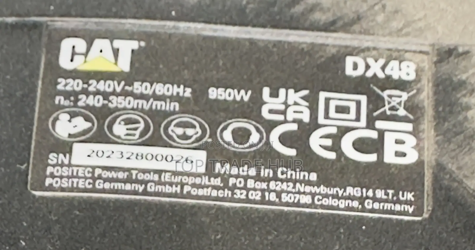 CAT DX48 Belt Sander 950W 350m/Min