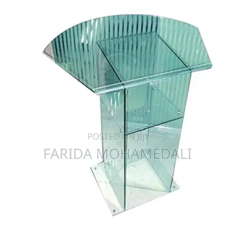 Clear Glass Toughened Pulpit