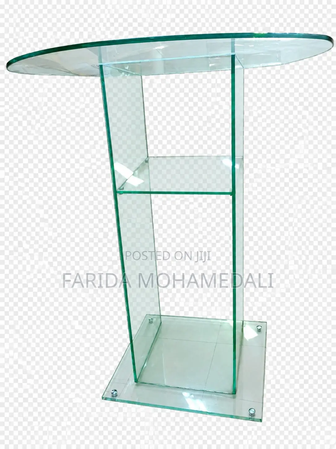 Clear Glass Toughened Pulpit