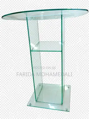 Clear Glass Toughened Pulpit