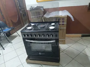 Nunix 60×80 5-Burner Standing Cooker With Electric Oven