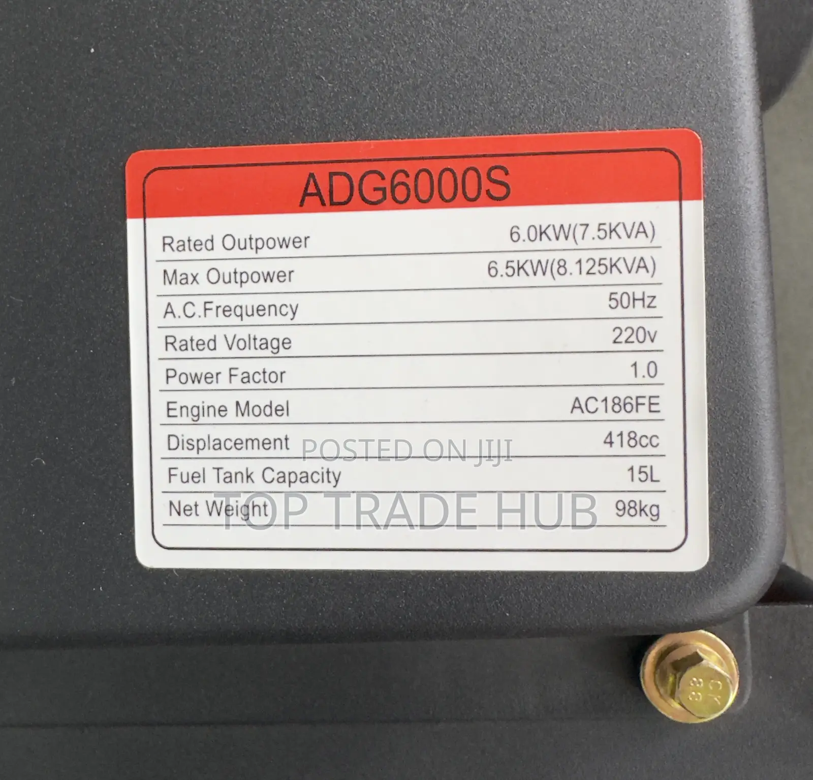Aico Japan Open-Type Diesel Generator 8kVA 418CC Single Phase