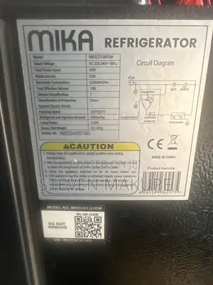 Mika Fridge 138Litters
