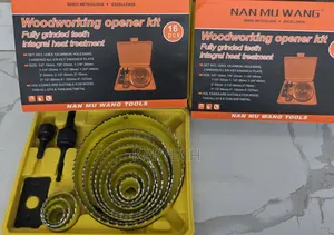NAN MU WANG 16PCS Woodworking Hole Saw Cutter Set