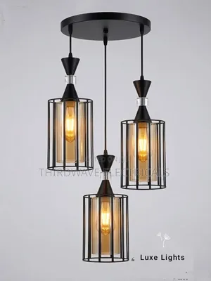 Beautiful Design 3-in-1 Triple Pendant Light Chandelier J6fd