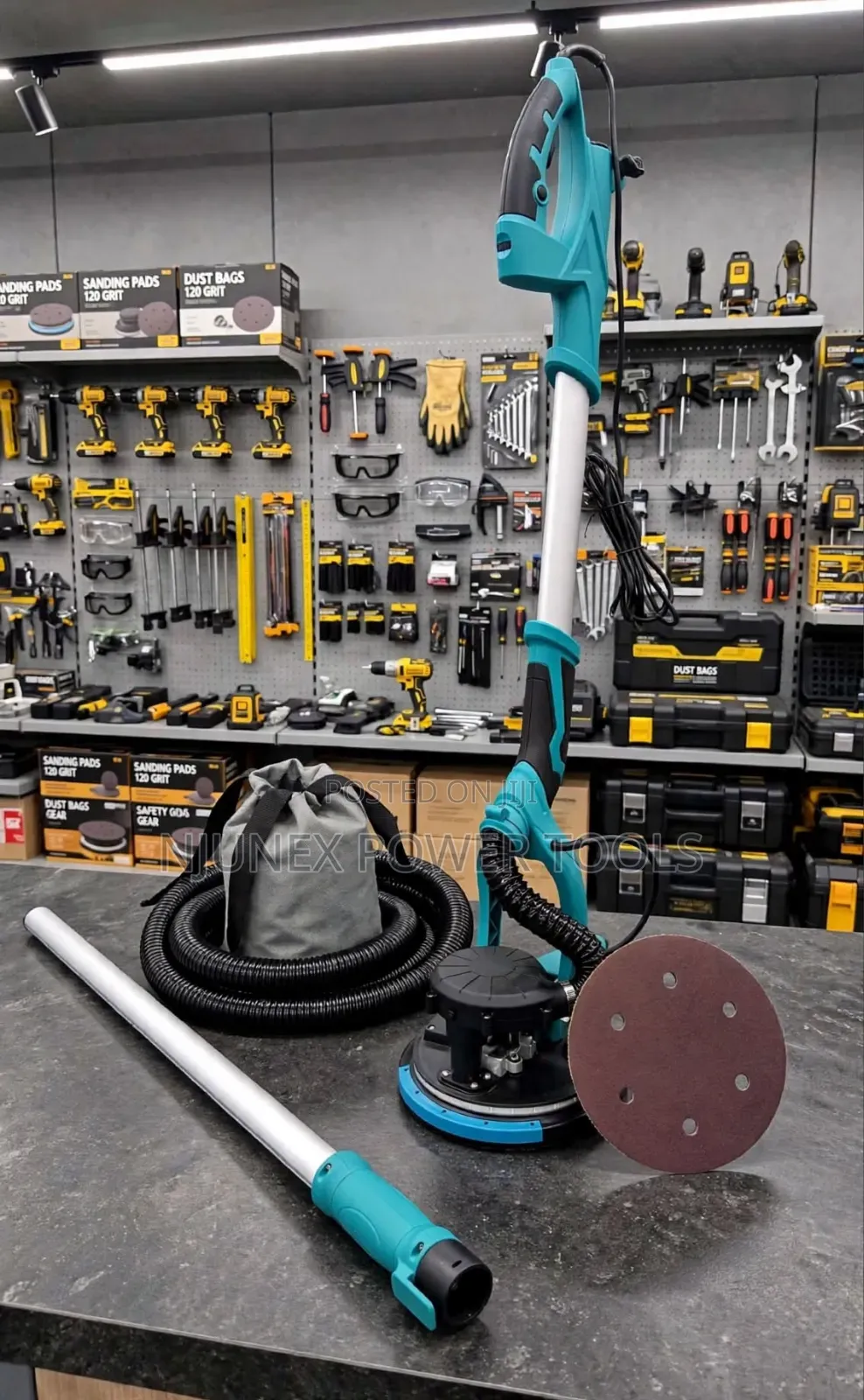 Makita Electric Drywall Sander With Vacuum Dust Collection