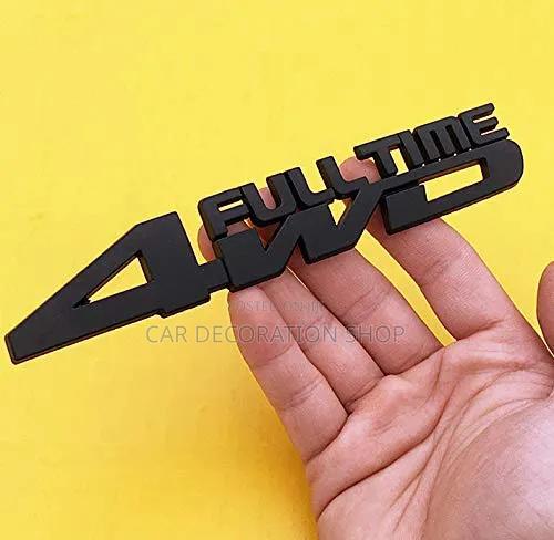 FULL TIME 4WD Trunk,fender, Tailgate 3D Car Body Stick on Emblems - thumbnail 2