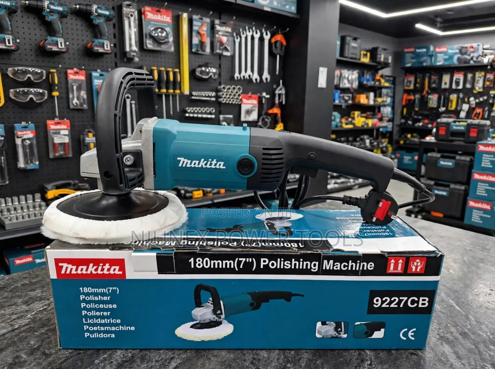 Makita 180mm (7") Polishing Machine (Model 9227CB),