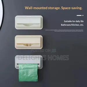 Wall Mounted Garbage Trash Bag Dispenser-Cho