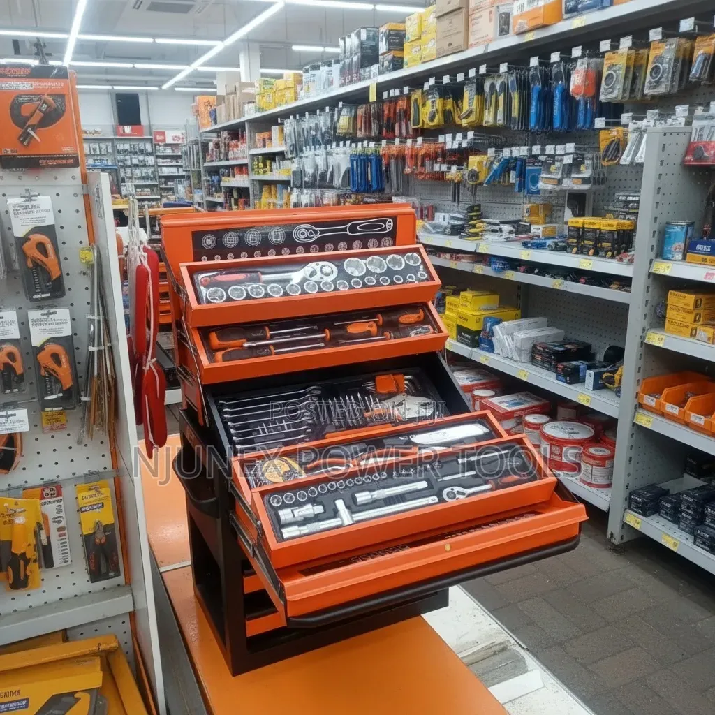 85-Piece Cantilever Metal Tool Box Set