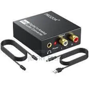 Digital to Analog Audio Converter - Coaxial/Toslink to RCA