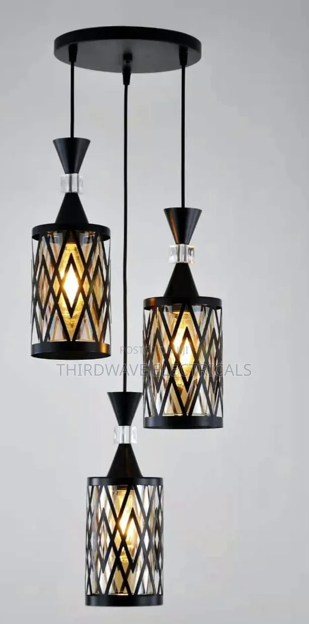 Modern 3 Lights Industrial Pendant Lights