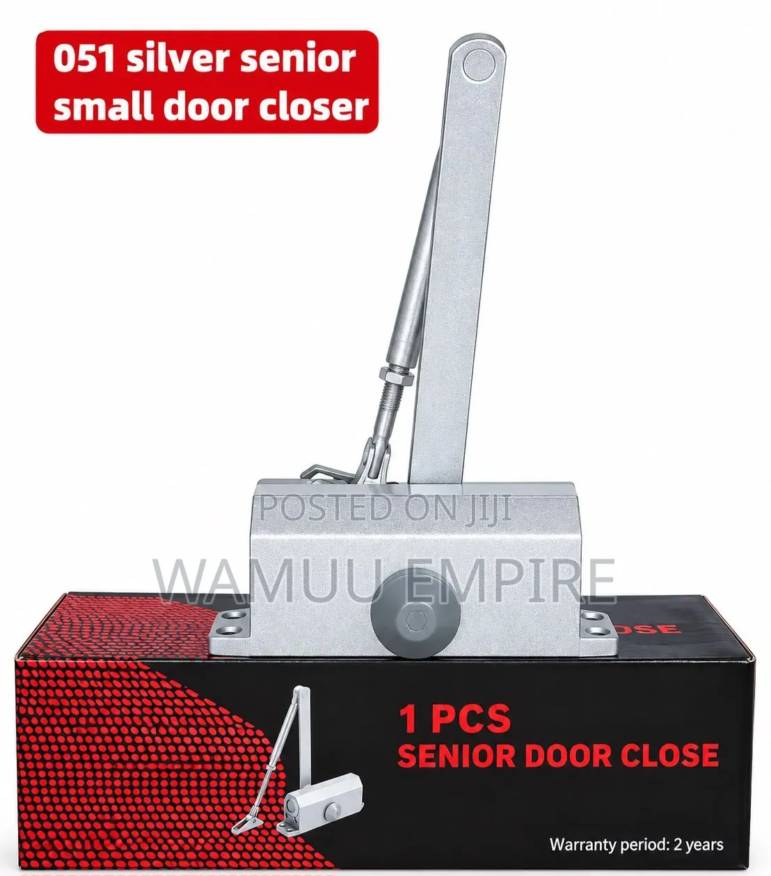 051 Silver Senior Small Hydraulic Door Closer