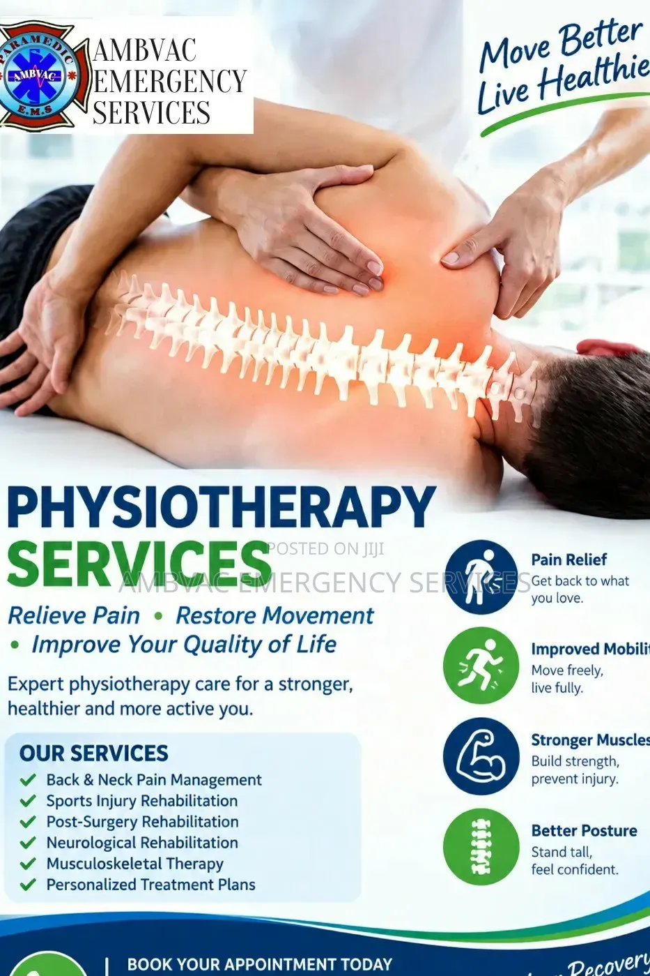 Physiotherapy Services Offered