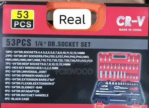 53pc Socket Spanners Tool Box Set