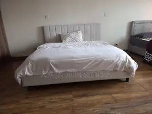 King-Size Bed Frame & Mattress for Sale