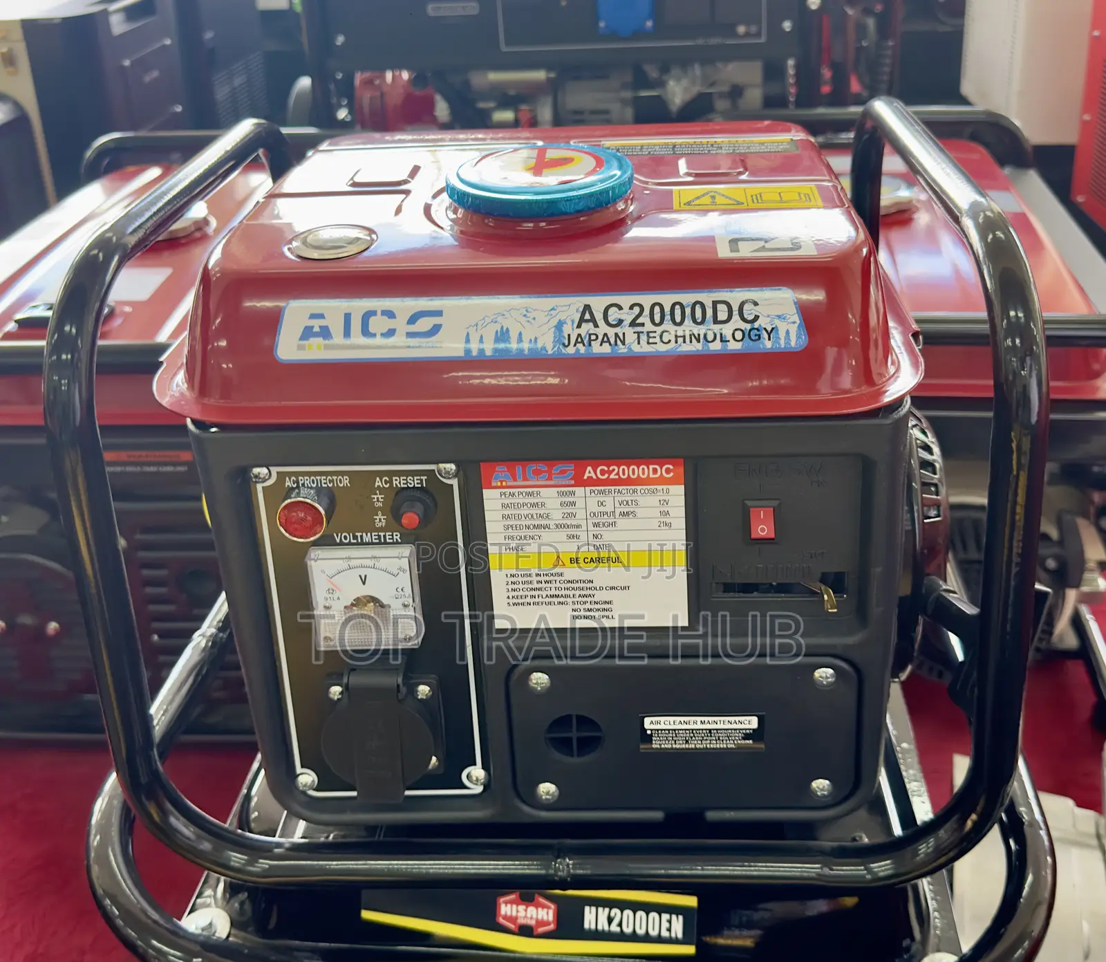 Aico Petrol Generator 1kW/1kVA Single Phase