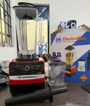 2 in 1 Electromate Commercial Blender (Silvercrest Model With 1 Year