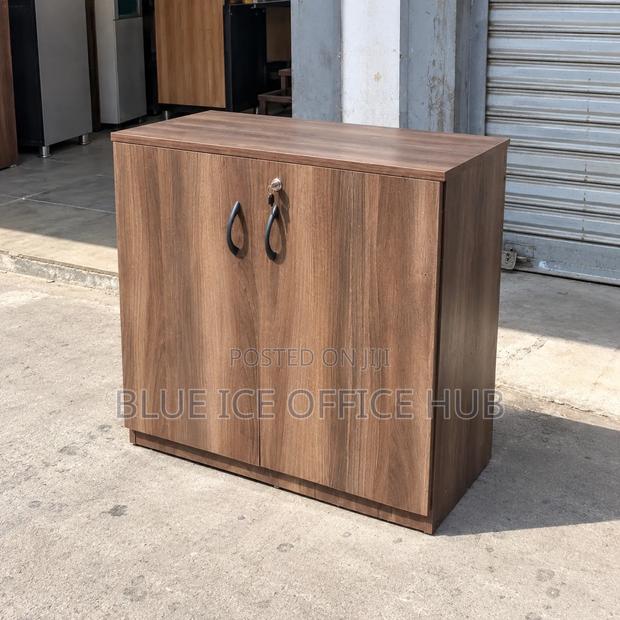 Office Storage Cabinet With Doors – Lockable Filing Cupboard - main view