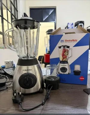 Electromate Powerful 2 in 1 Blender With Glass Jar - 1.5L at 