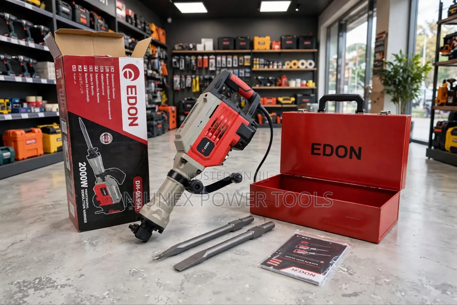 Don DH-GL95A 2000W Demolition Hammer, a Heavy-Duty