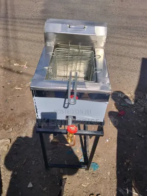 Single Gas Fryer Made of Stainless Steel