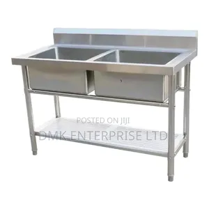 Stainless Steel Commercial Double-Bowl Sink