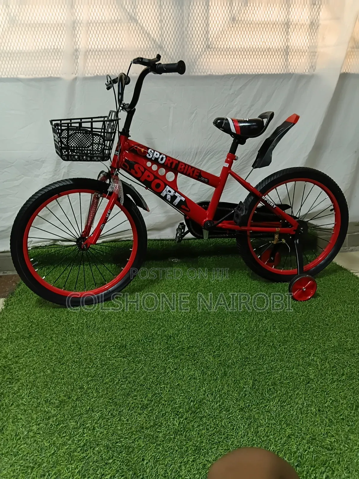 20-Inch Kids BMX Bicycle With Front Baske