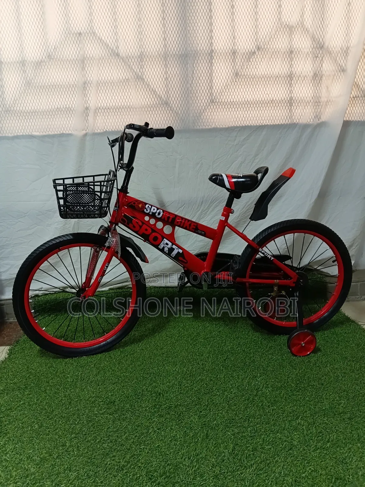 20-Inch Kids BMX Bicycle With Front Baske