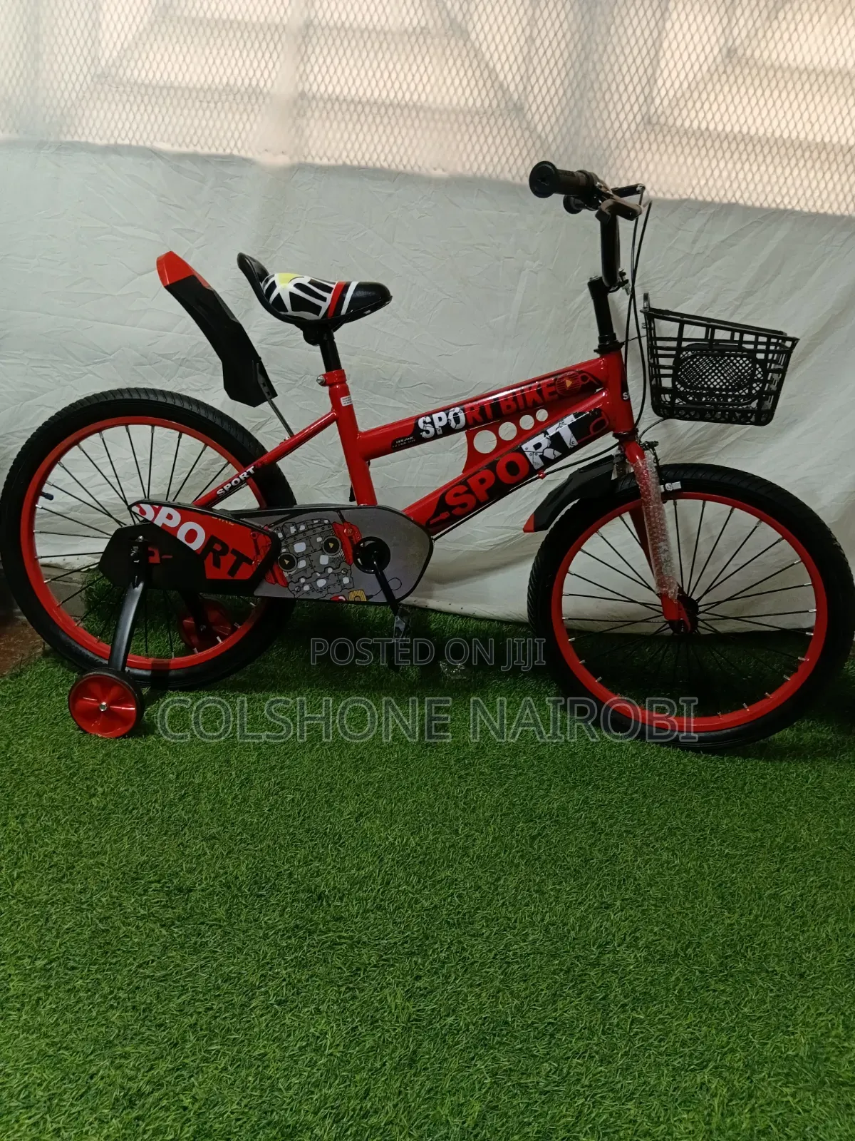 20-Inch Kids BMX Bicycle With Front Baske