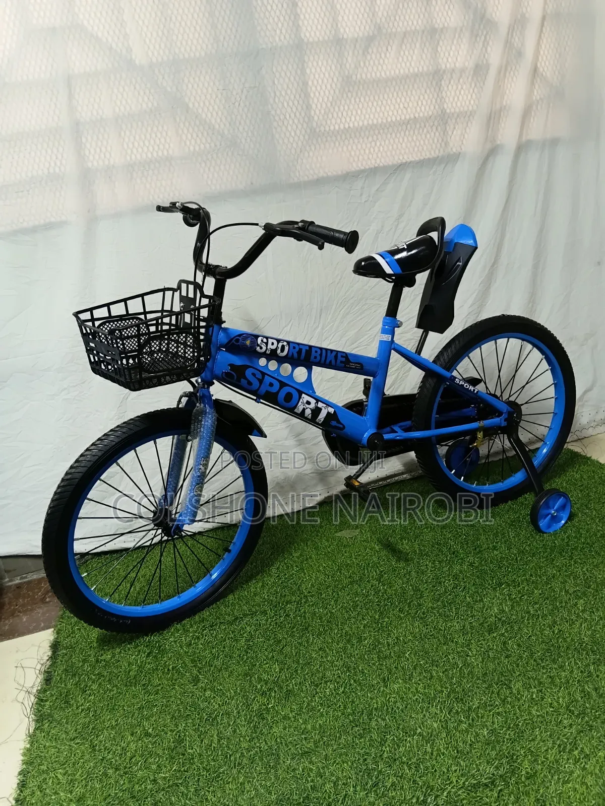 20-Inch Kids BMX Bicycle With Front Baske