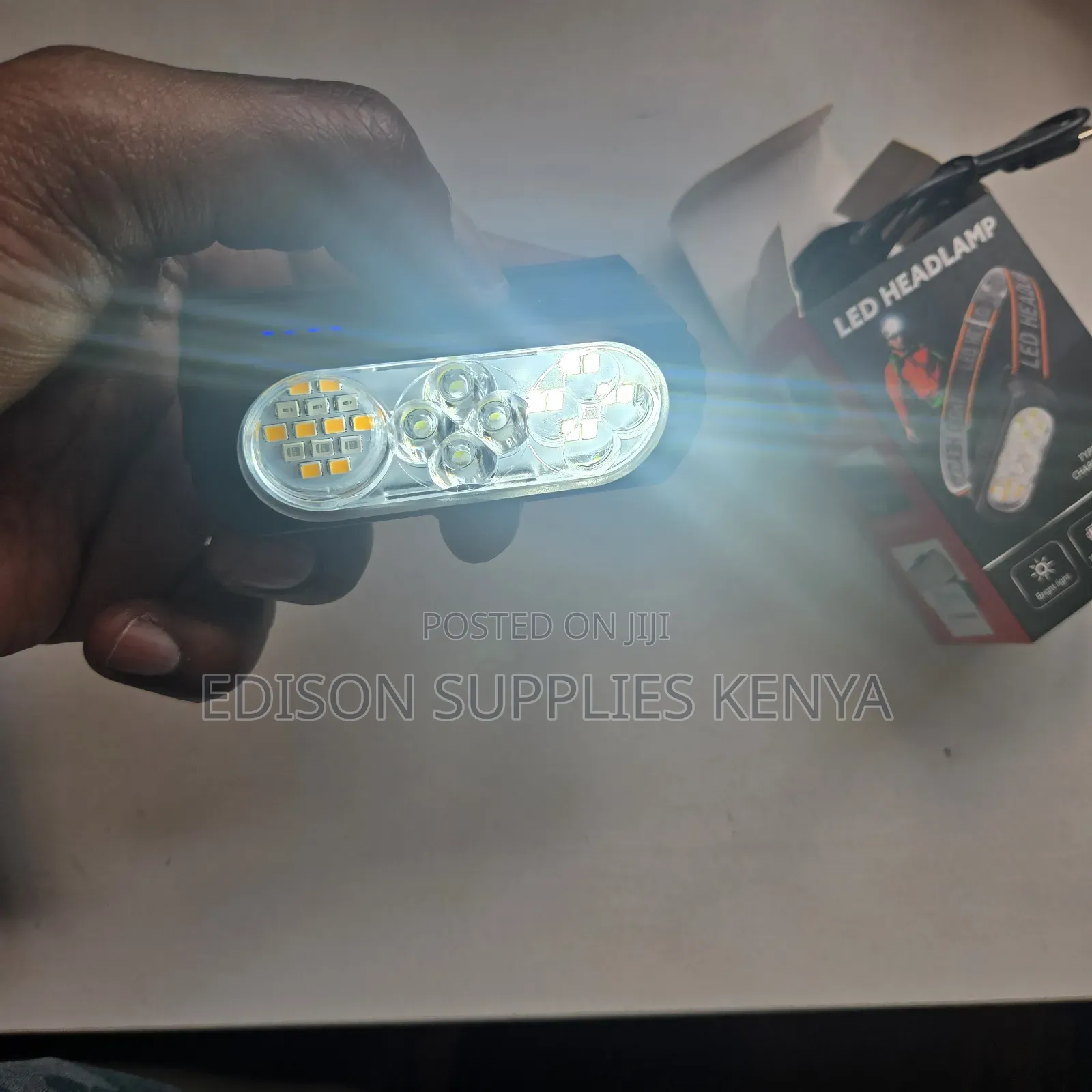 Headlamp Multicolour Head Torch Camp Flashlight Rechargeable Head Lamp