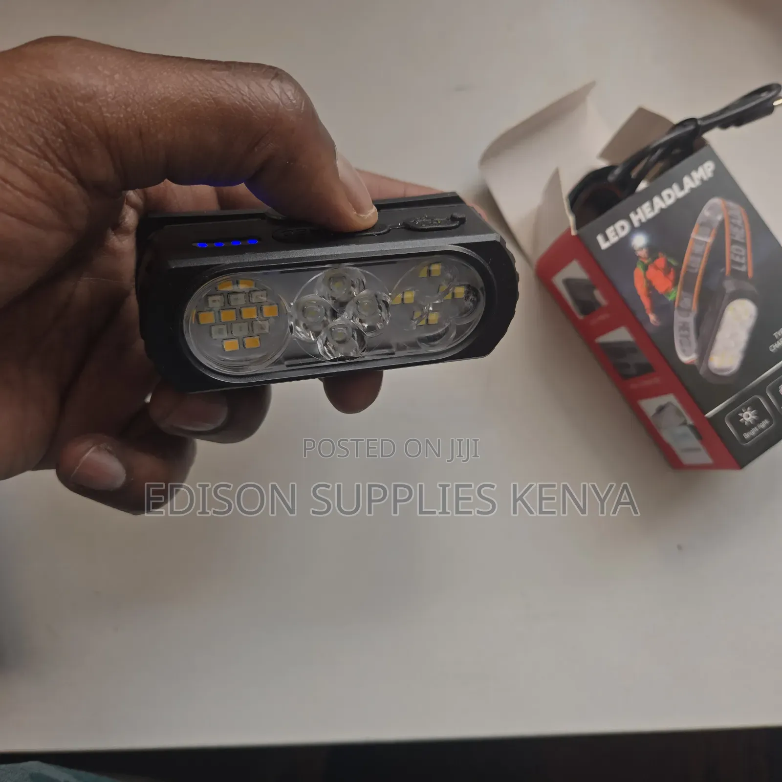 Headlamp Multicolour Head Torch Camp Flashlight Rechargeable Head Lamp