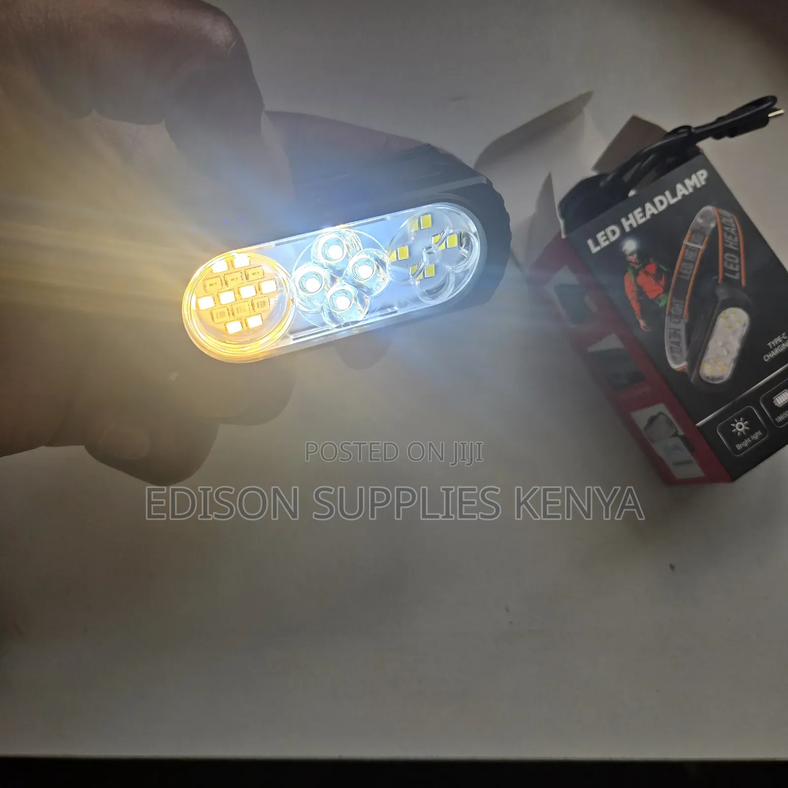 Headlamp Multicolour Head Torch Camp Flashlight Rechargeable Head Lamp