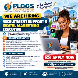 HIRING Recruitment Support & Digital Marketing Executive