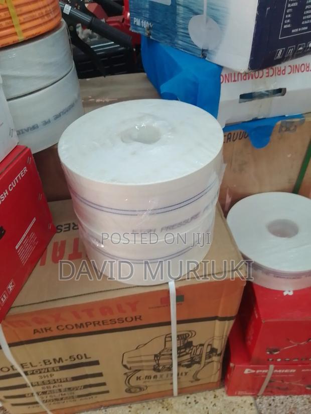 Heavy-Duty White Canvas Delivery Hose 3 Inch.
