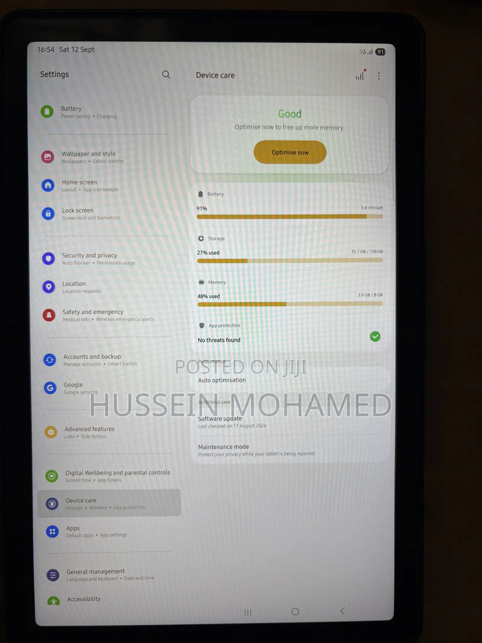 Samsung Galaxy Tab A9+ 128 GB Blue
