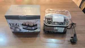 Metallic 6-Egg Electric Rapid Egg Cooker and Steamer