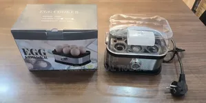 Metallic 6-Egg Electric Rapid Egg Cooker and Steamer