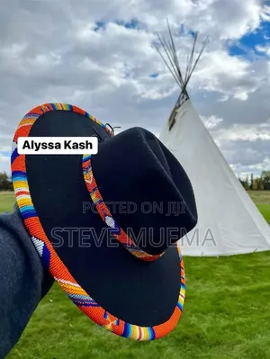 Beaded Fedora Hats.